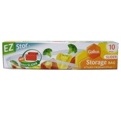 EZ Stor Storage Bags 10ct 1 Gl Slider-wholesale