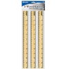 Rulers 3pc Natural Wood-wholesale Rulers 3pc Natural Wood-wholesale