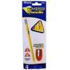 Pencils Triangle Shape 4pc W-Sharperner-wholesale