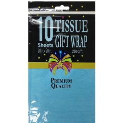 Tissue Paper 10ct Baby Blue 20 X 20in-wholesale