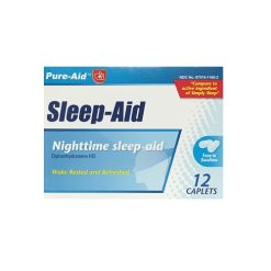 Pure-Aid Sleep-Aid 12ct Tablets-wholesale