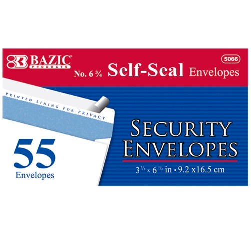 Security Envelopes 55ct 6 ¾ Peel & Seal-wholesale Security Envelopes 55ct 6 ¾ Peel & Seal-wholesale