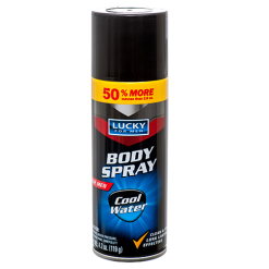 Lucky Men Body Spray 4.2oz Cool Water-wholesale