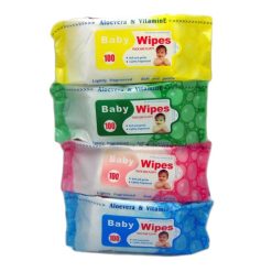 Baby Wipes 100ct Asst Clrs-wholesale