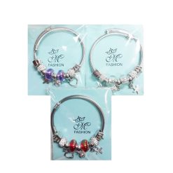 Bracelet Metal W-Chams Asst-wholesale