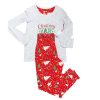 X-Mas Ladies Pajamas 2pc Red-Grey Asst S-wholesale X-Mas Ladies Pajamas 2pc Red-Grey Asst S-wholesale