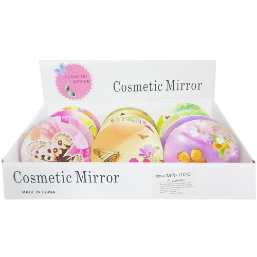 Compact Mirror Round Butterfly Design-wholesale Compact Mirror Round Butterfly Design-wholesale