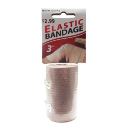 Elastic Bandage 3in W-Clip-wholesale