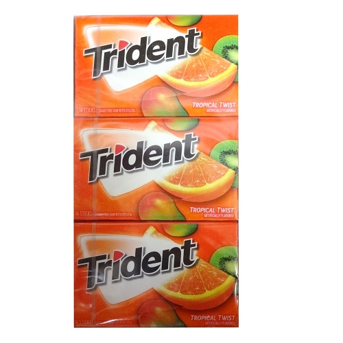 Trident Gum 14ct Singles Tropical Twist-wholesale