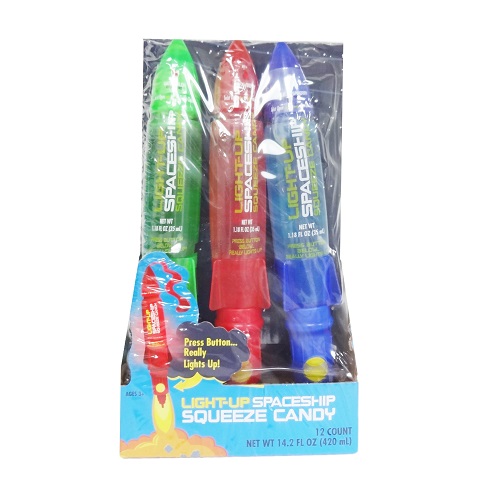 Spaceship Squeeze Candy 1.18oz Light-Up-wholesale