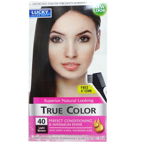 Lucky Hair Color Light Brown #40-wholesale Lucky Hair Color Light Brown #40-wholesale