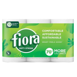 Fiora Bath Tissue 12pk 264ct Green 2pl-wholesale