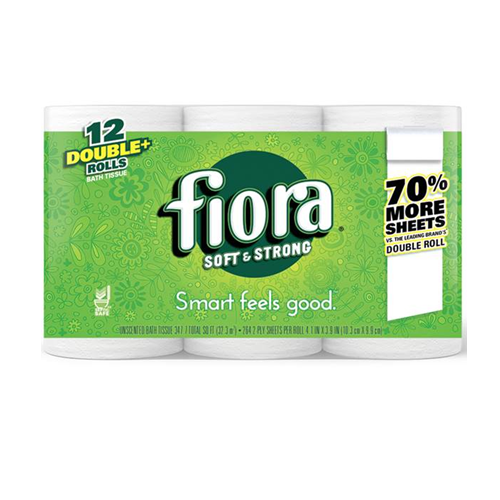 Fiora Bath Tissue 12pk 264ct Green 2pl-wholesale