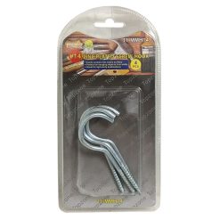 Screw Hooks 4pc Zinc Plated #14-wholesale