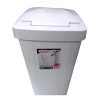 Sterilite Wastebasket 7.5gl Wht Touch To-wholesale