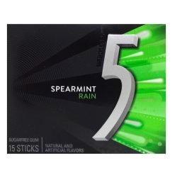 Wrigleys 5 Gum Spearmint Rain 15pc-wholesale
