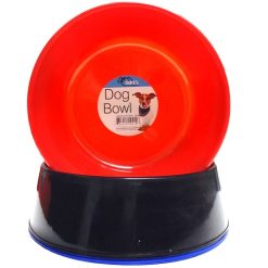 Dog Bowl Round 9in Asst Clrs-wholesale