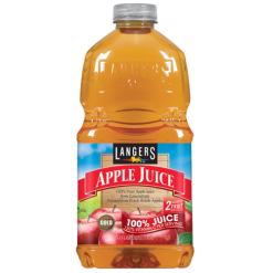 Langers 64oz Apple Juice 100%-wholesale