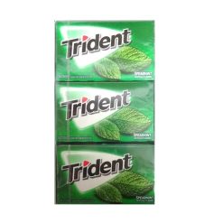 Trident Gum 14ct Singles Spearmint-wholesale