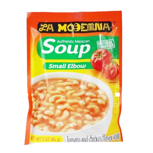 La Moderna Soup 3oz Pouch Small Elbow-wholesale La Moderna Soup 3oz Pouch Small Elbow-wholesale