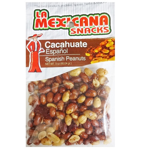 La Mexicana Cacahuate Español 3oz-wholesale La Mexicana Cacahuate Español 3oz-wholesale