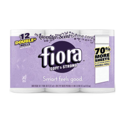 Fiora Bath Tissue 12pk 264ct Lavender-wholesale