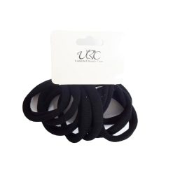 Hair Elastic Bands 8pc Black-wholesale