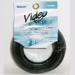 Coaxial Cable 25ft Black RG59U