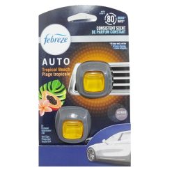 Febreze Car Vent Clip 2pk Tropical Bch-wholesale