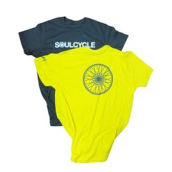 Soulcycle T-Shirt Yellow & Grey-wholesale