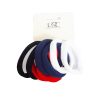 Hair Elastic Bands 8pc 4-Colors-wholesale