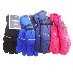Thermaxx Boys Ski Gloves Water Proof Ast-wholesale