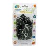 Hair Rubber Bands Black & White-wholesale Hair Rubber Bands Black & White-wholesale
