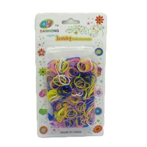 Hair Rubber Bands Asst Clrs