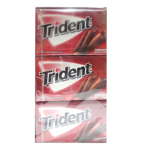 Trident Gum 14ct Singles Cinnamon-wholesale