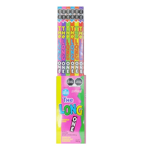 The Long One Bubble Gum Asst Fruit Flvr-wholesale The Long One Bubble Gum Asst Fruit Flvr-wholesale