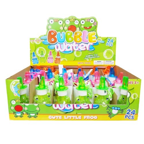 Toy Bubbles Frog W-Whistle Asst Clrs-wholesale