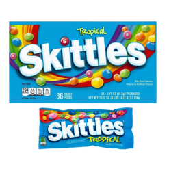Skittles Candy Tropical Bag 2.17oz-wholesale