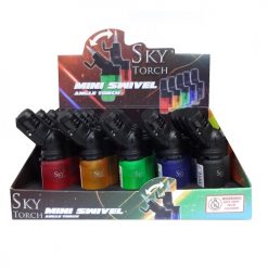 Sky Torch Mini Swivel Lighter Asst Clrs-wholesale