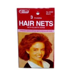 Hair Net 3pk Invisible-wholesale