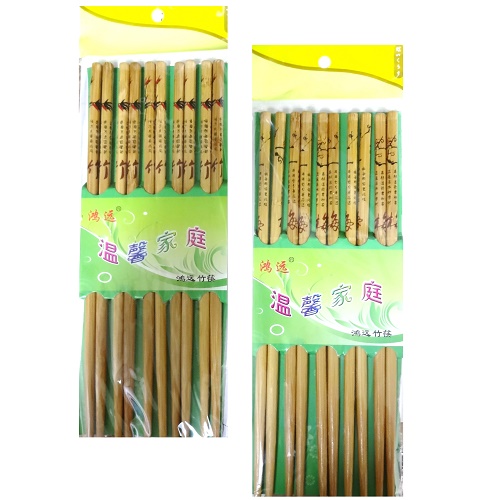 Chopsticks 5 Pairs Asst Design-wholesale