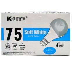 K-Lite Light Bulbs 75w 4pk