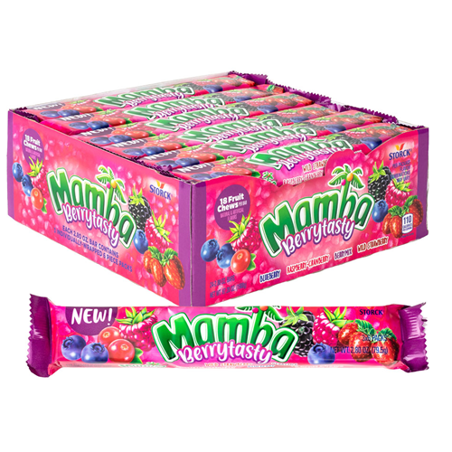Mamba Fruit Chew 2.80oz Berrytasty Stick-wholesale Mamba Fruit Chew 2.80oz Berrytasty Stick-wholesale