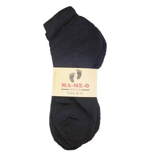 Mens Socks Low Top 4pk 9-11 Black-wholesale Mens Socks Low Top 4pk 9-11 Black-wholesale
