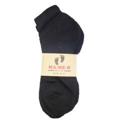 Men Socks Low Top 4pk 9-11 Black-wholesale