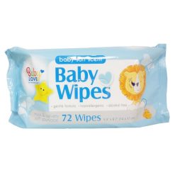 B.L Baby Wipes 72ct Hypoallergenic Blue-wholesale