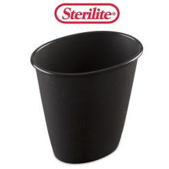 Sterilite Wastebasket 1.5gl Blk Oval-wholesale