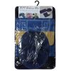 H & B Bathroom Mat 3pc Square Asst Clrs-wholesale