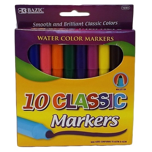 Classic Markers 10pc Water Color-wholesale Classic Markers 10pc Water Color-wholesale