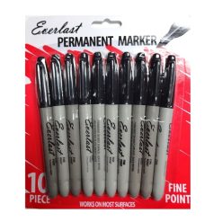 Permanent Marker 10ct Black-wholesale